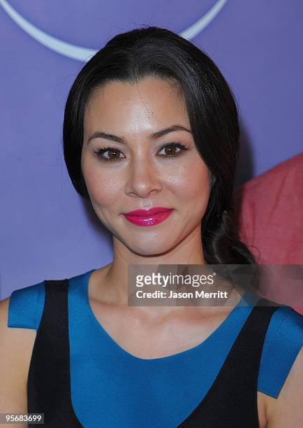 China Chow arrives at NBC Universal's Press Tour Cocktail Party at Langham Hotel on January 10, 2010 in Pasadena, California.