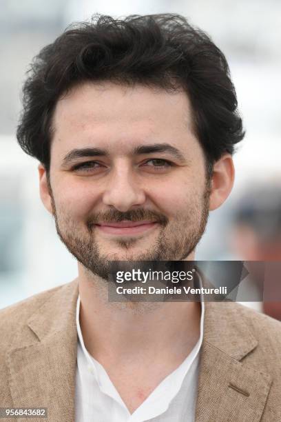 Director A.B. Shawky attends the photocall for "Yomeddine" during the 71st annual Cannes Film Festival at Palais des Festivals on May 10, 2018 in...