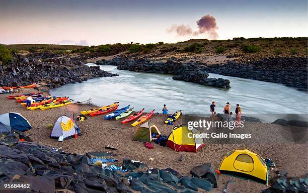 Four days by kayak from Hopetown to Douglas. You don�t have to go all the way to the Namibian border to paddle the Orange. Less than seven hours...