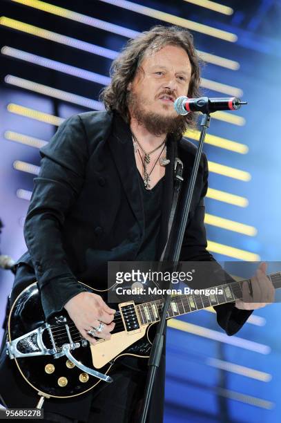 Zucchero performs at the Arena of Verona during the Wind Music Awards on June 7, 2009 in Verona, Italy.