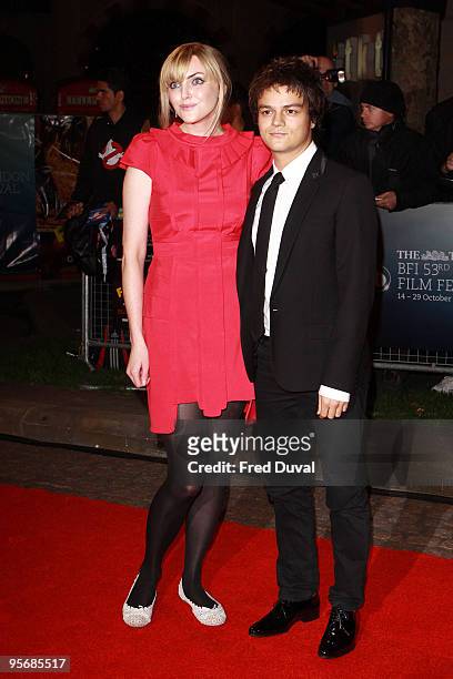 Sophie Dahl and Jamie Cullum attends the Opening Gala for The Times BFI London Film Festival which Premiere's 'Fantastic Mr Fox' at Odeon Leicester...