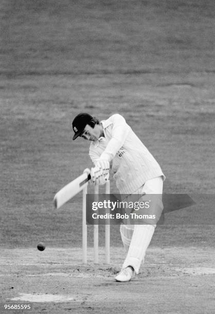 Keith Fletcher batting for Essex during their County Championship match against Northamptonshire at the County Ground in Northampton, 31st May 1976....