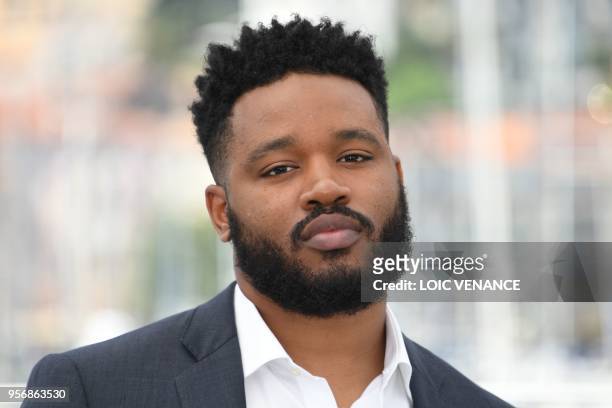 Director Ryan Coogler poses on May 10, 2018 during a photocall at the 71st edition of the Cannes Film Festival in Cannes, southern France.