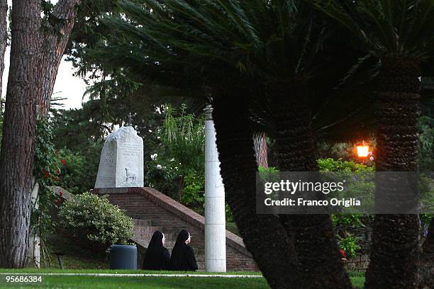 View of the Vatican Gardens on May 30, 2009 in Vatican City, Vatican. The Vatican Gardens have been a place of quiet and meditation for the Popes...