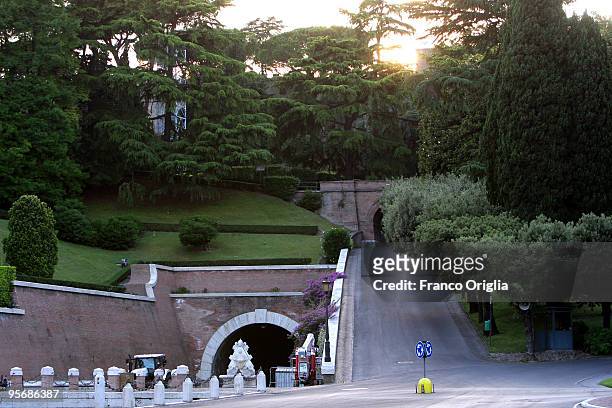 View of the Vatican Gardens on May 30, 2009 in Vatican City, Vatican. The Vatican Gardens have been a place of quiet and meditation for the Popes...