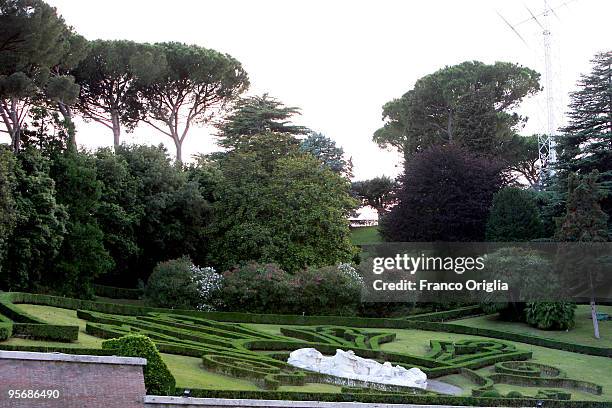 View of the Vatican Gardens on May 30, 2009 in Vatican City, Vatican. The Vatican Gardens have been a place of quiet and meditation for the Popes...