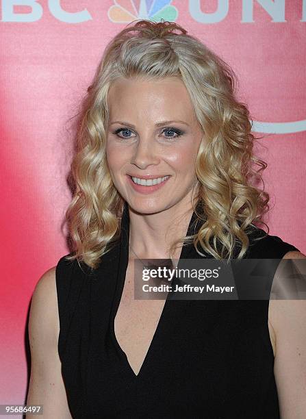 Actress Monica Potter arrives at NBC Universal's Press Tour Cocktail Party at Langham Hotel on January 10, 2010 in Pasadena, California.