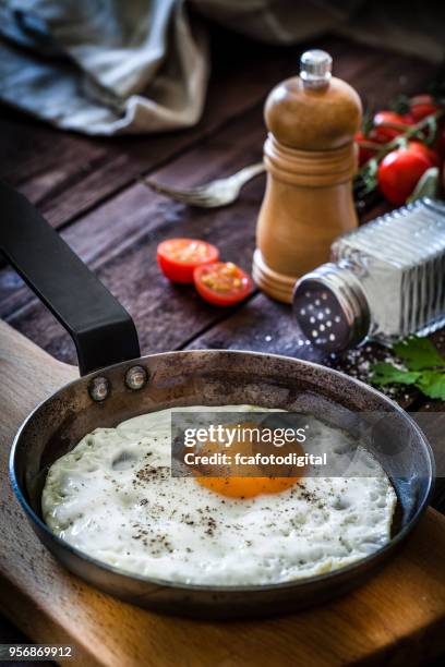 preparing fried egg - protein shaker stock pictures, royalty-free photos & images