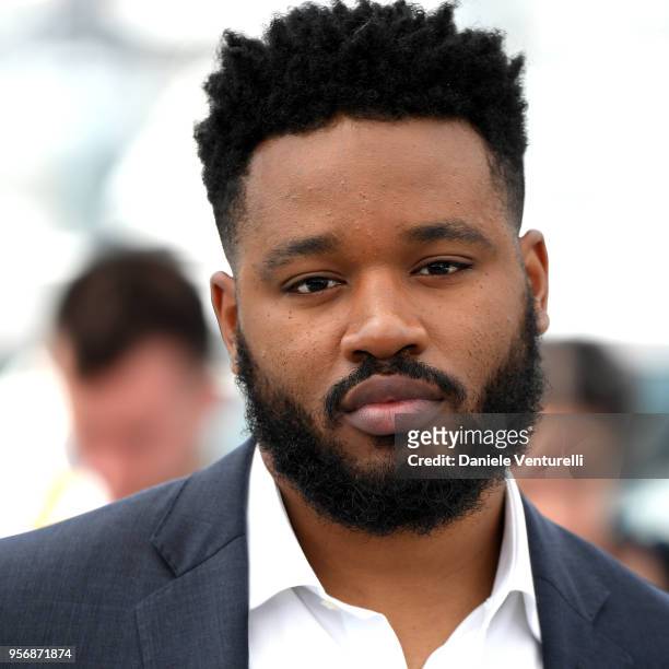 Director Ryan Coogler attends the photocall for Rendezvous with Ryan Coogler during the 71st annual Cannes Film Festival at Palais des Festivals on...