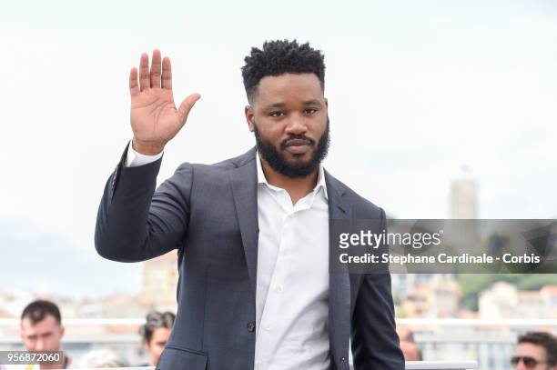 Director Ryan Coogler speaks at the Rendez-Vous session during the 71st annual Cannes Film Festival at Palais des Festivals on May 10, 2018 in...
