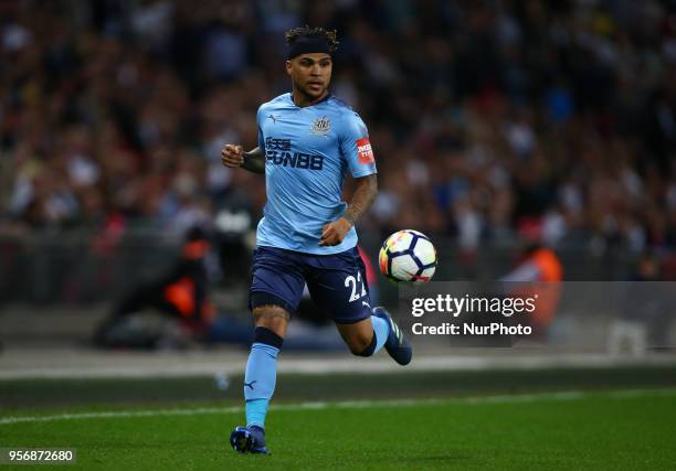 Newcastle United's DeAndre Yedlin during the English Premier League match between Tottenham Hotspur and Newcastle United at Wembley, London, England...