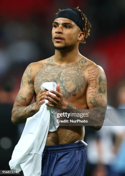 Newcastle United's DeAndre Yedlin during the English Premier League match between Tottenham Hotspur and Newcastle United at Wembley, London, England...