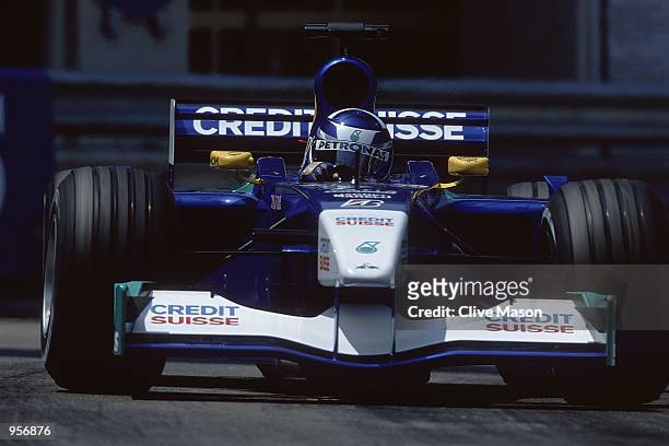Sauber driver Kimi Raikkonen of Finland in action during the Formula One Monaco Grand Prix in Monte Carlo, Monaco. \ Mandatory Credit: Clive Mason...