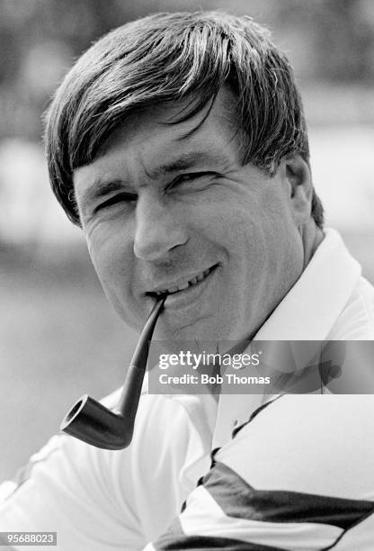 Sepp Piontek, Denmark manager, pictured in Lokeren, Belgium on 9th August 1983. .