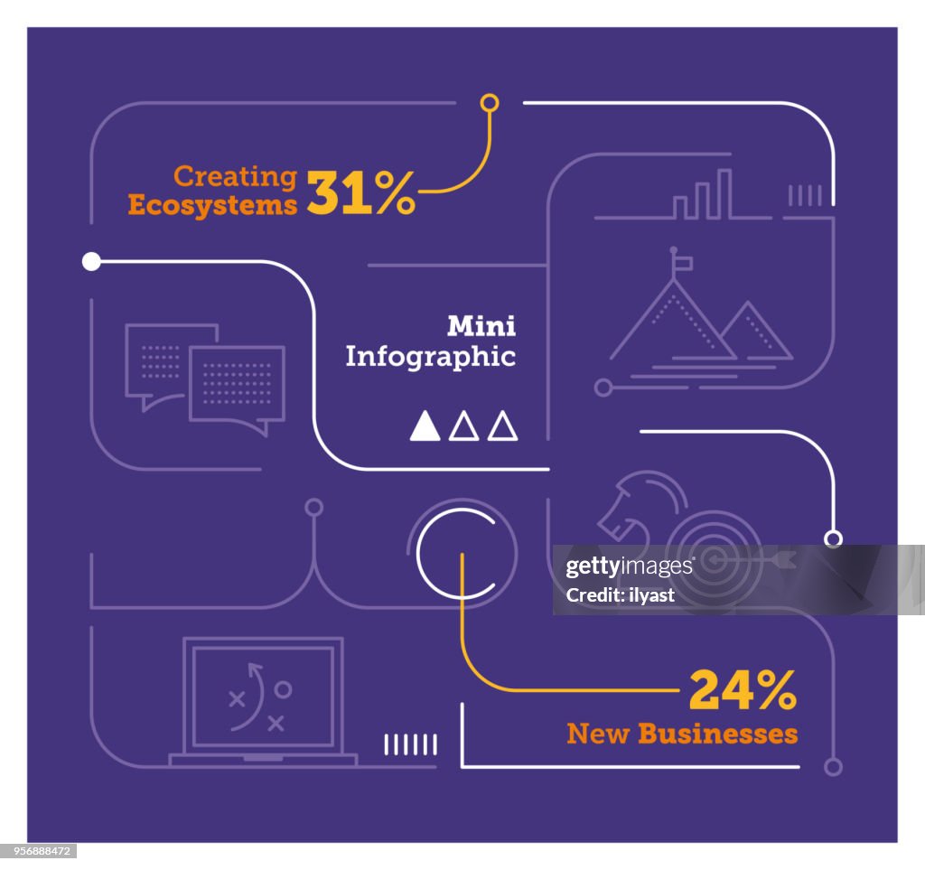 Mini Infographic Example Business Mini Infographic High-Res Vector Graphic - Getty Images