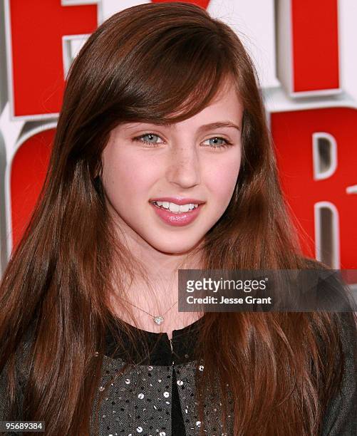 Actress Ryan Newman arrives at The Spy Next Door world premiere at The Grove on January 9, 2010 in Los Angeles, California.