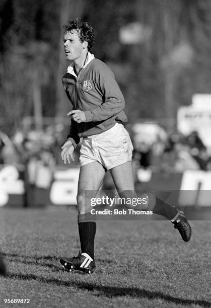 Clive Woodward of the British Lions in action against the Bay of Plenty at the Rotorua International Stadium during their Rugby Tour of New Zealand...