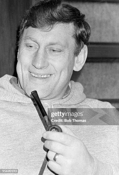 British Lions tour manager Willie John McBride at a press conference the day after the 1st Test Match of the British Lions Rugby Tour of New Zealand...