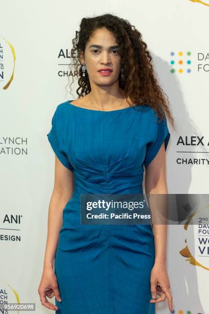 Leybe Diaz attends David Lynch Foundation Women of Vision Benefit Luncheon at 583 Park Avenue.