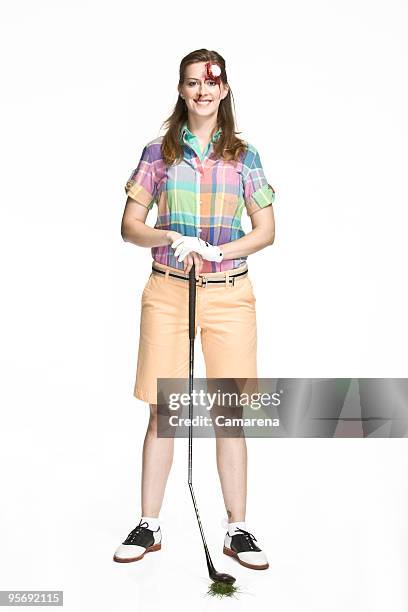 injured golfer - broken golf club stock pictures, royalty-free photos & images