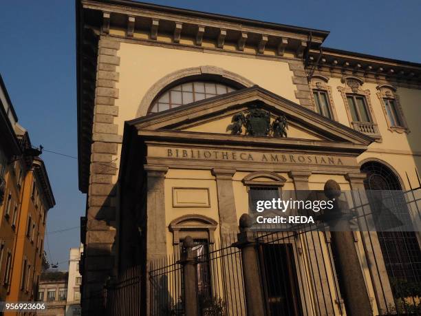 Library Milan 225 Ambrosiana Library Stock Photos, High-Res Pictures, and Images ...
