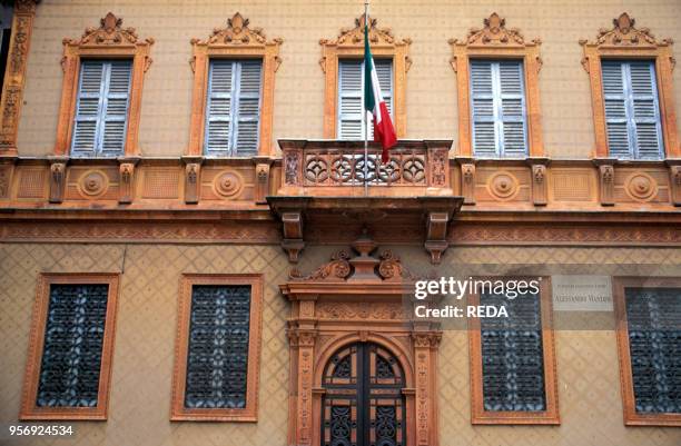 Alessandro Manzoni house, Belgioioso square, Milan, Lombardy, Italy.