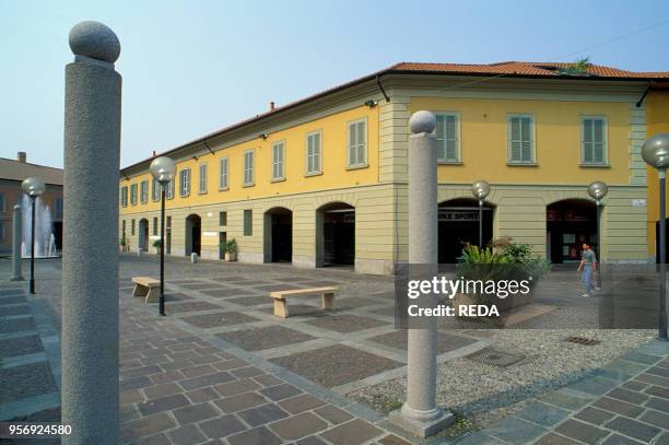 Matteotti square, Cernusco Sul Naviglio, Italy.