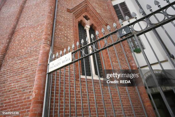 Via Palazzo Reale street, Milan, Italy, Europe.