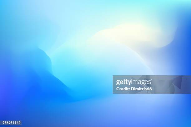 abstrakte blaue verträumte hintergrund - farbiger hintergrund stock-grafiken, -clipart, -cartoons und -symbole