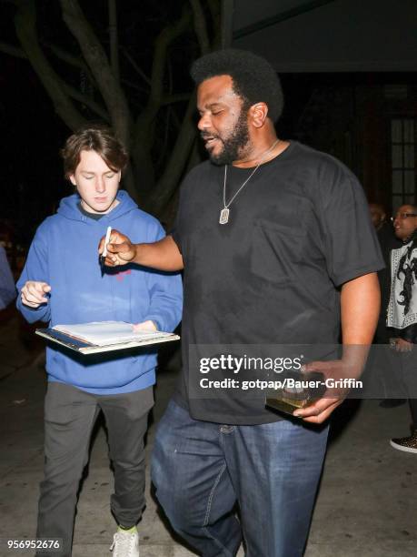 Craig Robinson is seen on May 10, 2018 in Los Angeles, California.