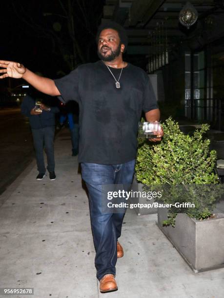 Craig Robinson is seen on May 10, 2018 in Los Angeles, California.
