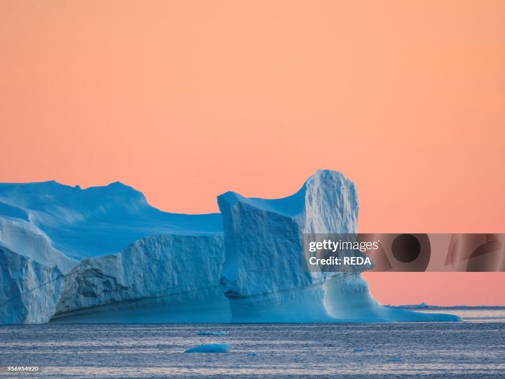 Icebergs in the Disko Bay