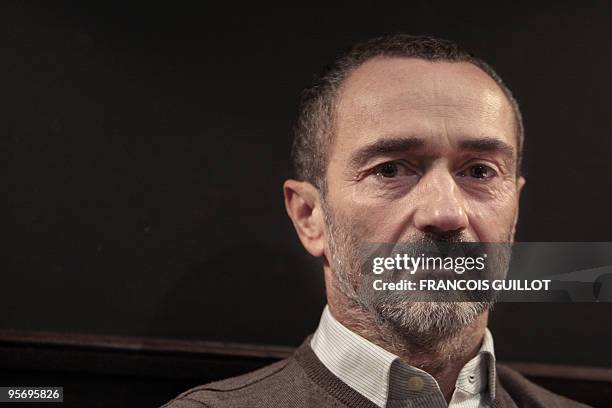 French choregrapher Angelin Preljocaj poses on January 11, 2010 in Paris. His film "Blanche-Neige" , on his eponymous dance show, is to be released...