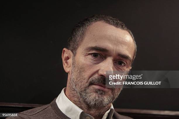 French choregrapher Angelin Preljocaj poses on January 11, 2010 in Paris. His film "Blanche-Neige" , on his eponymous dance show, is to be released...