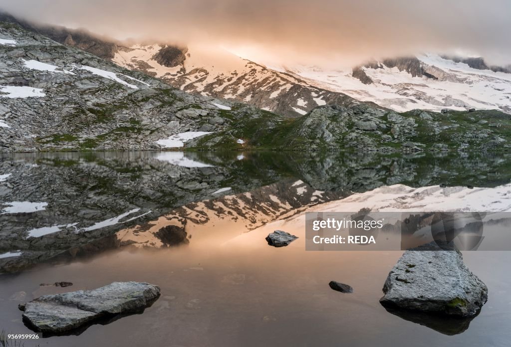 Reichenspitz moutain range in the Zillertal Alps in NP Hohe Tauern
