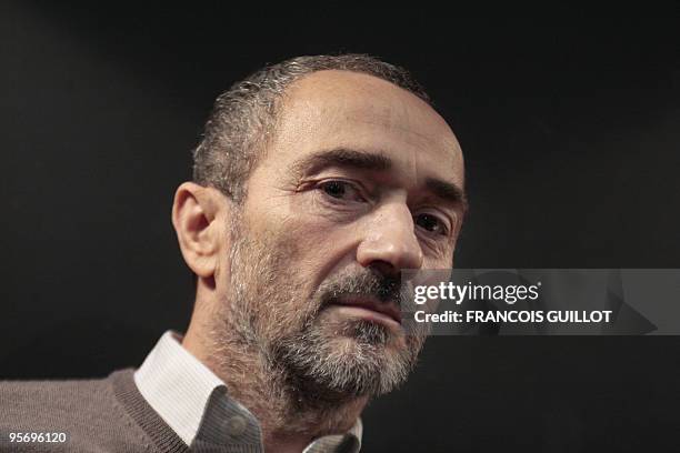 French choregrapher Angelin Preljocaj poses on January 11, 2010 in Paris. His film "Blanche-Neige" , on his eponymous dance show, is to be released...