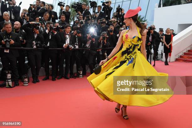 Frederique Bel attends the screening of "Sorry Angel " during the 71st annual Cannes Film Festival at Palais des Festivals on May 10, 2018 in Cannes,...