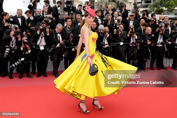 Frederique Bel attends the screening of "Sorry Angel " during the 71st annual Cannes Film Festival at Palais des Festivals on May 10, 2018 in Cannes,...