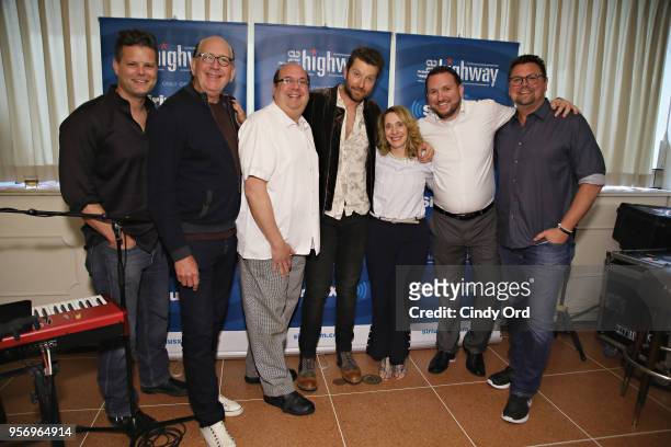 Brett Eldredge performs on SiriusXM's The Highway channel at Patsy's Italian Restaurant on May 7, 2018 in New York City.