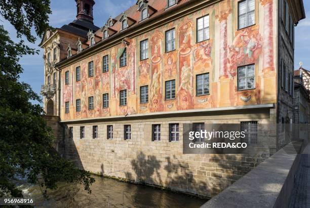 The Alte Rathaus . The landmark of Bamberg. Bamberg in Franconia. A part of Bavaria. The Old Town is listed as UNESCO World Heritage "Altstadt von...