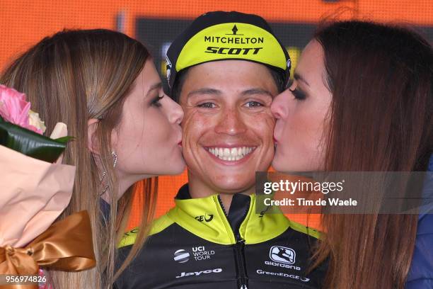 Podium / Johan Esteban Chaves Rubio of Colombia and Team Mitchelton-Scott / Celebration / during the 101th Tour of Italy 2018, Stage 6 a 164km stage...