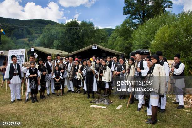 Maidens Fair on the mountain Gaina is a traditional transsylvanian festival. Where young people met. To find partner to marry. As the valleys in the...