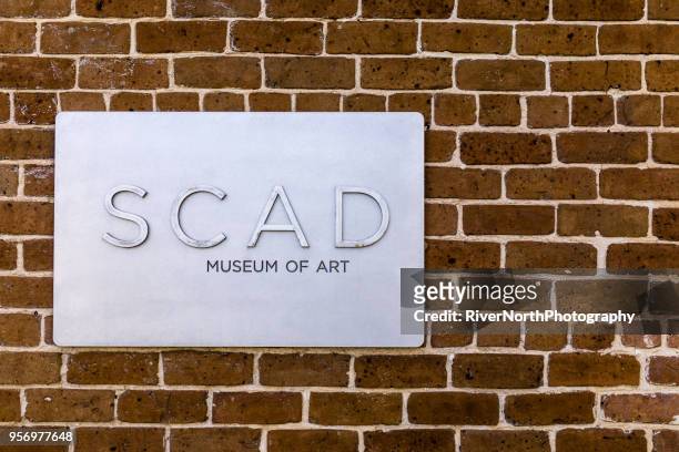 museo de arte scad - savannah college of art and design fotografías e imágenes de stock