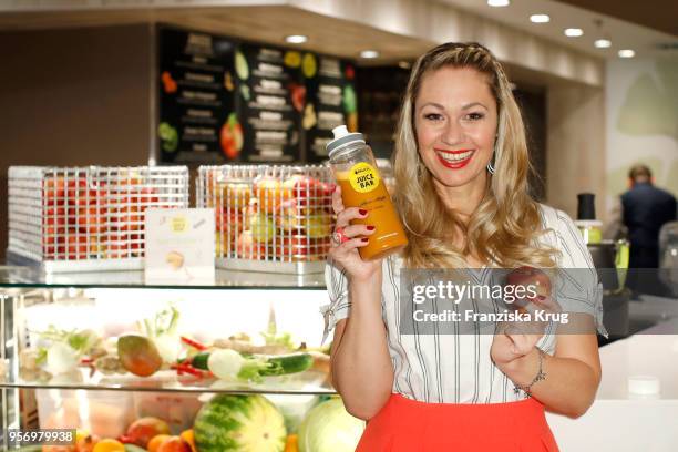 Ruth Moschner is seen on board of the TUI cruise ship 'Mein Schiff 1' on May 10, 2018 in Hamburg, Germany.