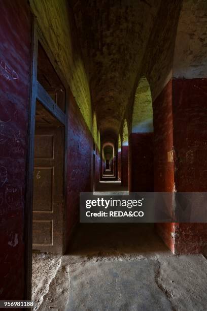 Fort Monostor in Komarom . HungaryThe fort was built from 1850 onwards. Europe. Eastern Europe. Hungary. Komarom.