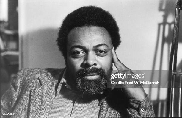 Portrait of American poet and playwright Amiri Baraka , January 17, 1980.