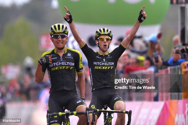 Arrival / Johan Esteban Chaves Rubio of Colombia and Team Mitchelton-Scott / Simon Yates of Great Britain and Team Mitchelton-Scott / Celebration /...