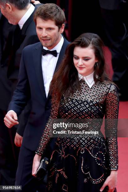 Actor Pierre Deladonchamps and actress Adele Wismes attend the screening of "Sorry Angel " during the 71st annual Cannes Film Festival at Palais des...