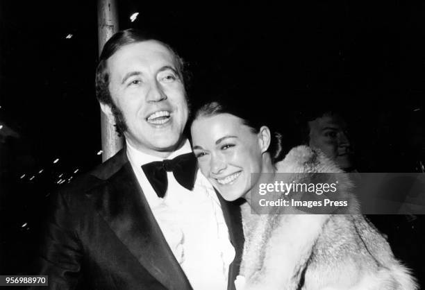 David Frost and JoAnna Cameron photographed circa 1976.
