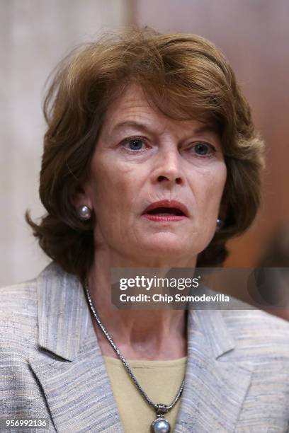 Sen. Lisa Murkowski , chair of the Senate Appropriations Committee's Interior, Environment, and Related Agencies Subcommittee, delivers opening...